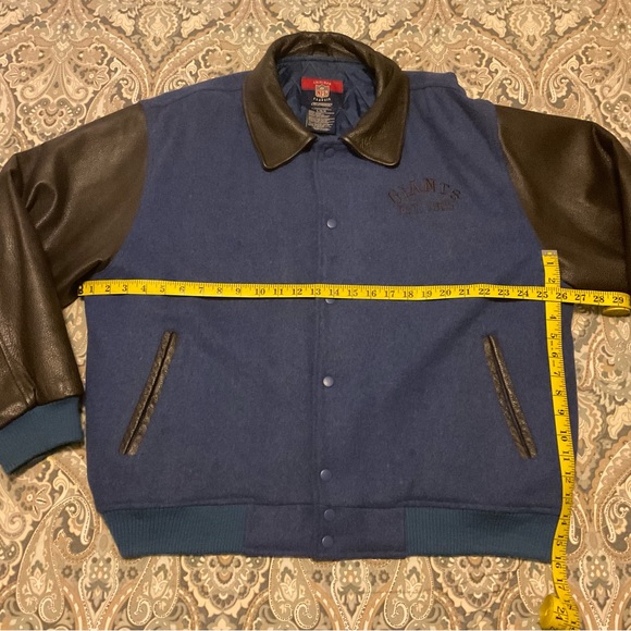 Vintage NFL Reebok Gridiron Classic NY Giants Football Varsity Jacket Mens Sz L - Picture 12 of 12